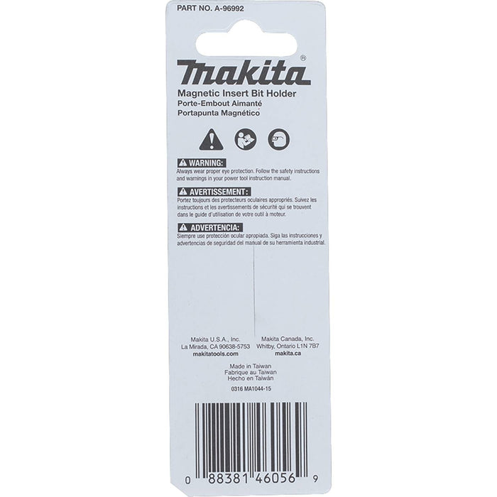 Makita Impact X 3″ One Piece Magnetic Insert Bit Holder