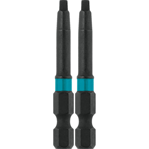 Makita (A-96702) Impact X #2 Square Recess 2″ Power Bit (2-Pack)