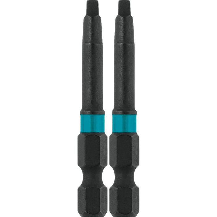 Makita (A-96702) Impact X #2 Square Recess 2″ Power Bit (2-Pack)