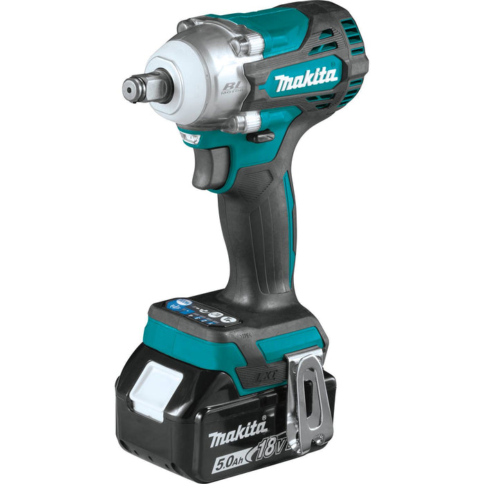 Makita 18V LXT 1/2in Sq Drive Impact Wrench Kit with Friction Ring Anvil