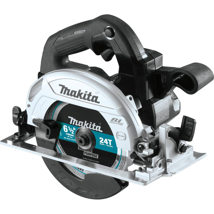 Makita XSH04RB - 18V LXT Lithium-Ion Sub-Compact Brushless Cordless 6-1/2” Circular Saw Kit, bag (2.0Ah)