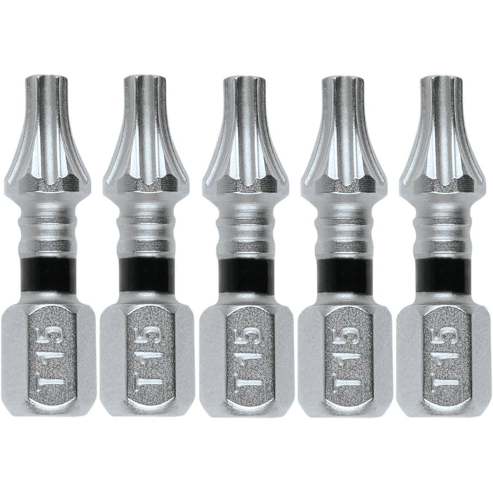 Makita E-00614 - Impact XPS T15 Torx 1" Insert Bit, 5/pk