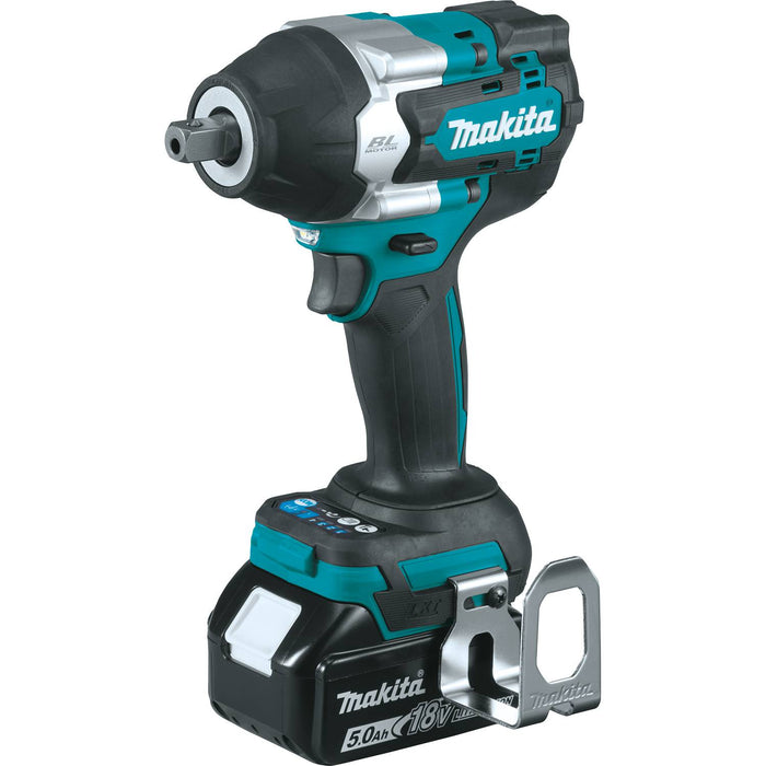 Makita (XWT18T) 18V LXT 1/2in Sq Drive Impact Wrench Kit with Detent Anvil (5.9Ah)