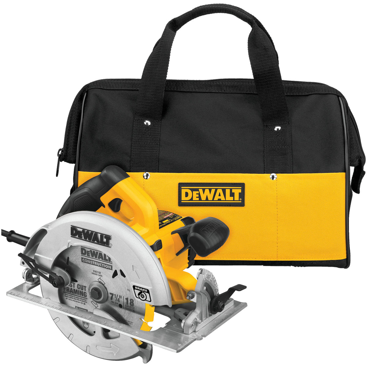 DEWALT (DWE575SB) 71/4" Lightweight Circular Saw with Electric Brake