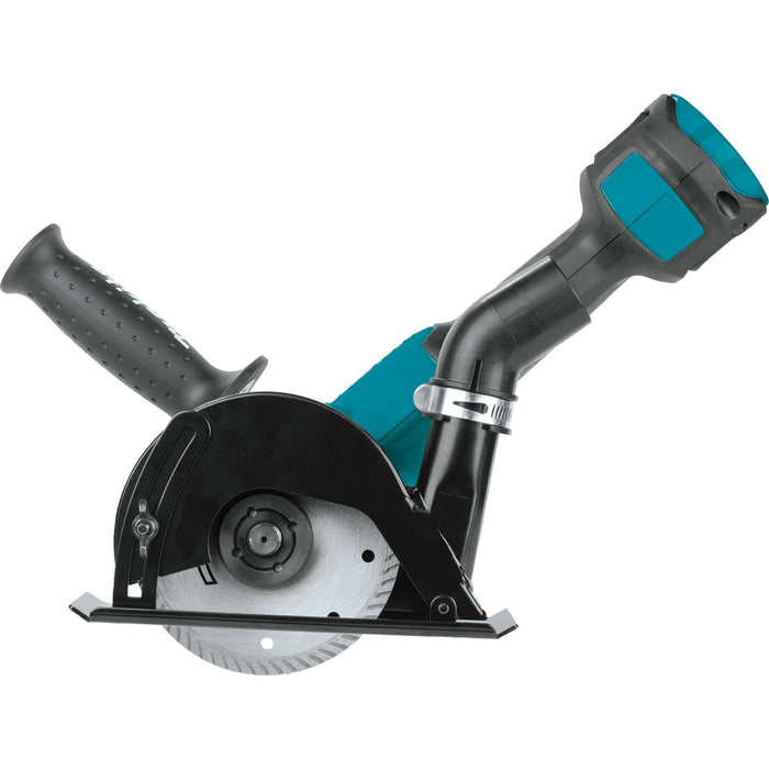 Makita XAG09Z - 18V LXT Lithium-Ion Brushless Cordless 4-1/2” / 5" Cut-Off/Angle Grinder, electric brake, no lock-off, lock-on (Bare Tool)