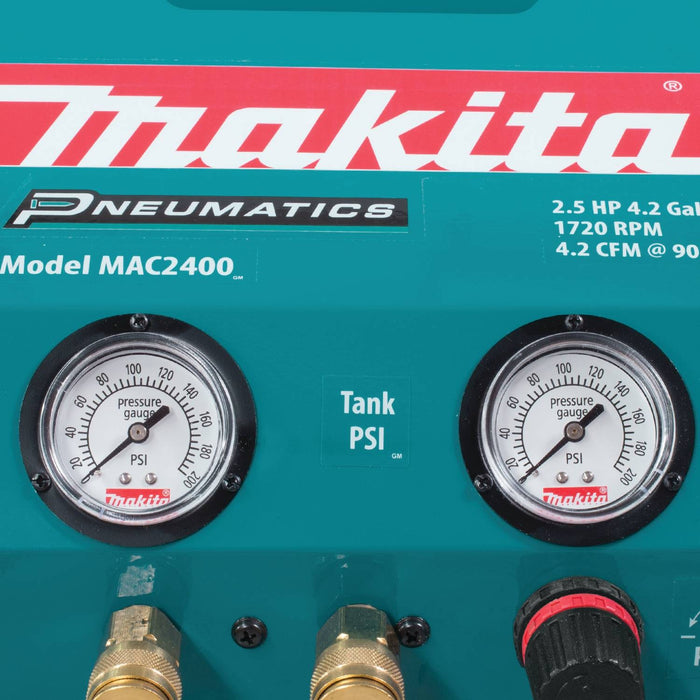 Makita 2.5 HP Big Bore Air Compressor (Twin Stack)