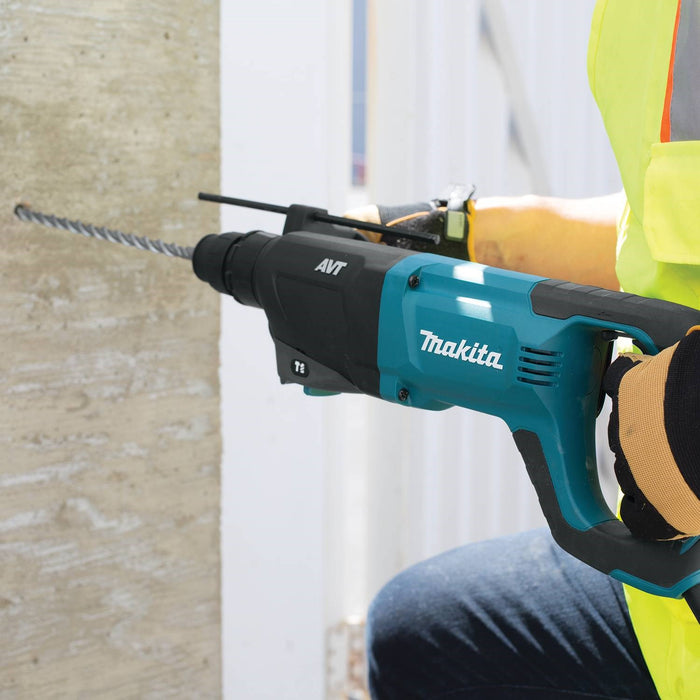 Makita 1" AVT Rotary Hammer, accepts SDS-PLUS bits, 3-mode, var. spd., case (D-handle)