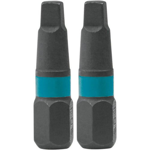 Makita ImpactX️ #3 Square Recess 1″ Insert Bit (2-Pack)