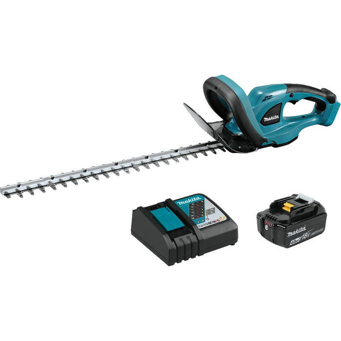 Makita 18V LXT Lithium-Ion Cordless 22" Hedge Trimmer Kit, with one battery (4.0Ah)