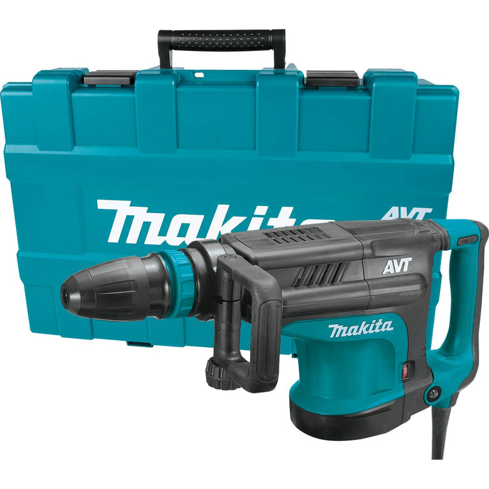 Makita (HM1213C) 23 lb. AVT Demolition Hammer, accepts SDS-MAX bits, var. spd., case