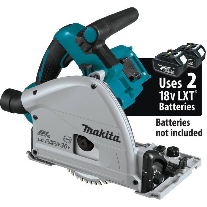 Makita XPS02ZU - 36V (18V X2) LXT Brushless 6-1/2" Plunge Circular Saw, AWS (Bare Tool)