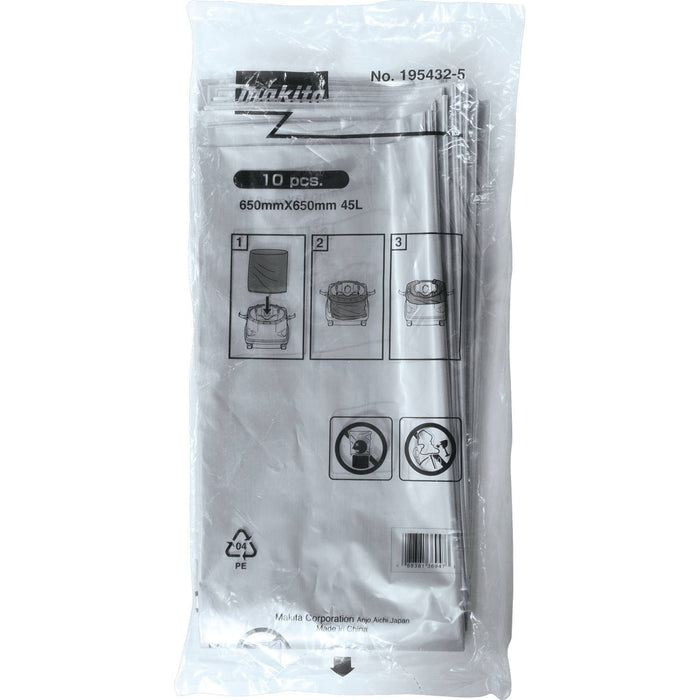 Plastic Disposal Bag, 10/pk