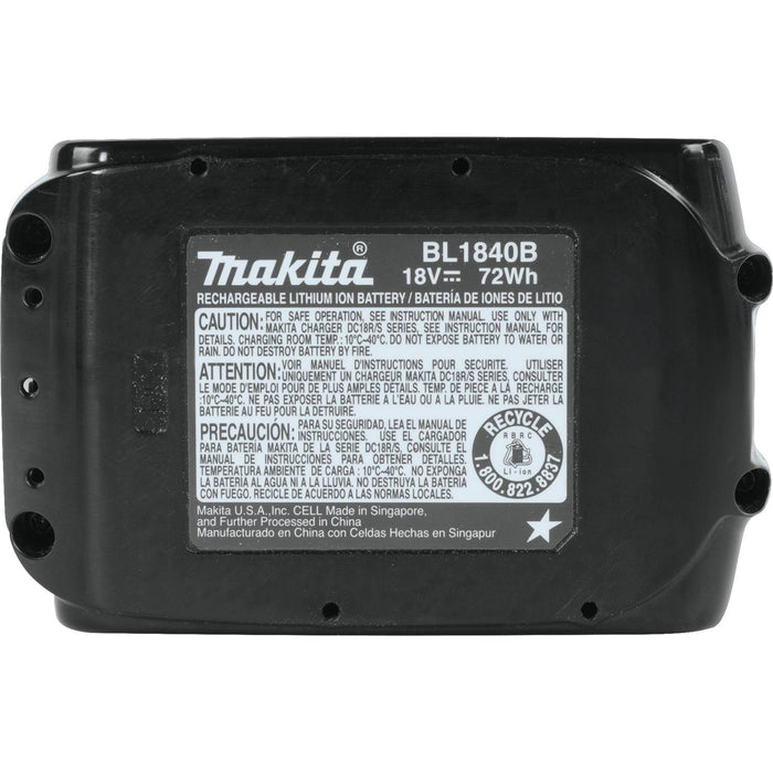Makita BL1840B-2 - 18V LXT Lithium-Ion 4.0Ah Battery, 2/pk