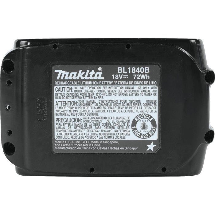 Makita BL1840B - 18V LXT Lithium-Ion 4.0Ah Battery