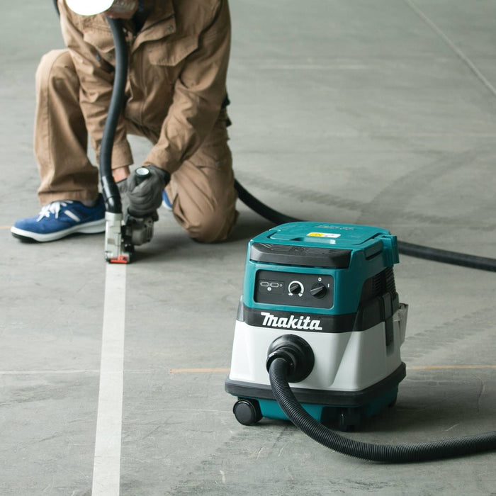 Makita XCV04Z - 36V (18V X2) LXT/Corded 2.1 Gallon HEPA Filter Dry Dust Extractor/Vacuum (Bare Tool)