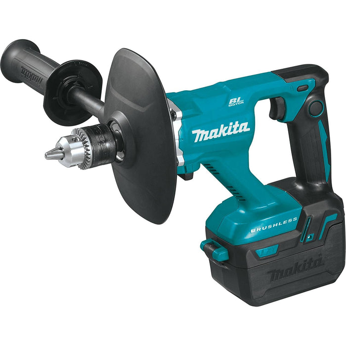 Makita XTU02T - 18V LXT Lithium-Ion Brushless Cordless 1/2" Mixer Kit, bag (5.0Ah)