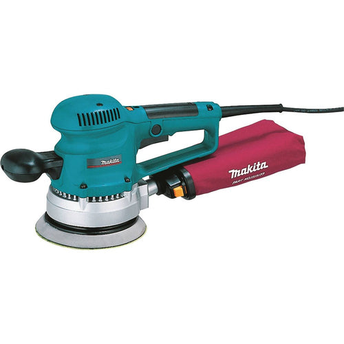 Makita 6" Random Orbit Sander, 2.7 AMP, 4,000-10,000 OPM (D-handle)