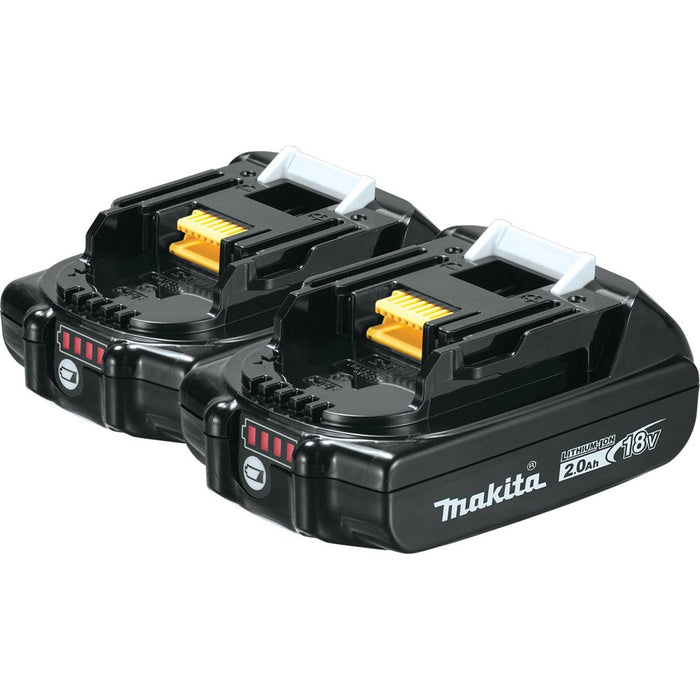 Makita BL1820B-2 18V 2.0 Ah Compact Lithium-Ion Battery (2-Pack)