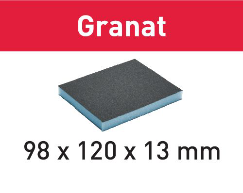 Festool (201507) Abrasive sponge 98x120x13 800 GR/6 Granat
