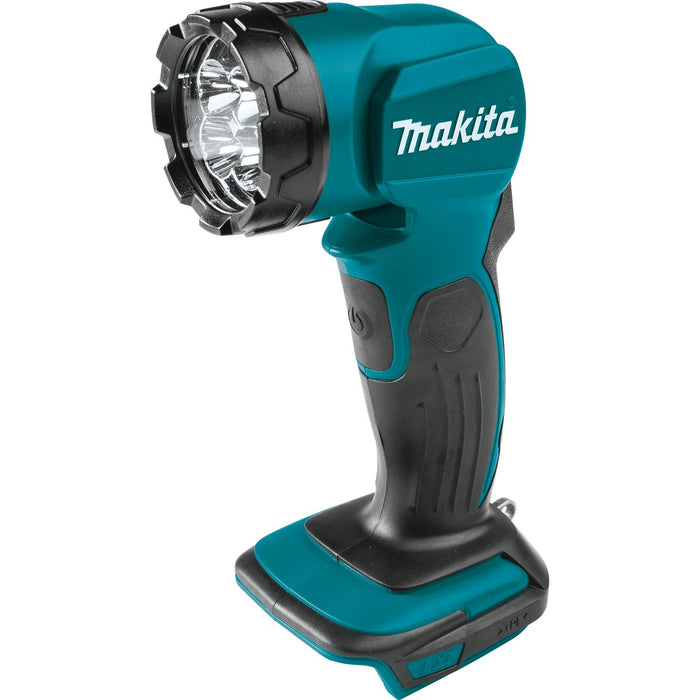 Makita XT707PT - 18V LXT® Lithium-Ion Brushless Cordless 7 Pc. Combo Kit, XPH14Z, XDT14Z, XRJ05Z, XSH03Z, XAG04Z, XRM06B, DML815, dual port charger, bag (5.0Ah)