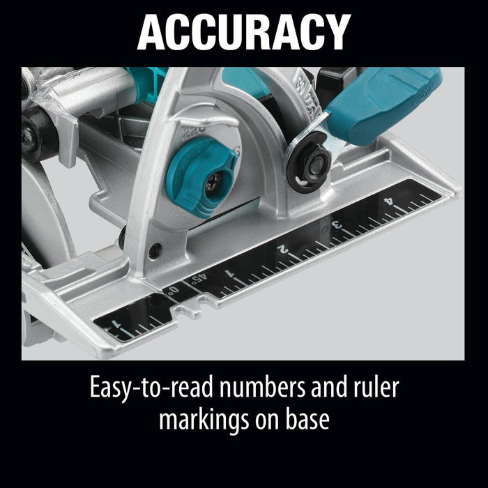Makita 5007MGA - 7-1/4" Magnesium Circular Saw, 15 AMP, L.E.D. Light, electric brake, case