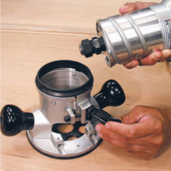 Makita 2-1/4 HP D-Handle Router, 8,000-24,000 RPM, var. spd.