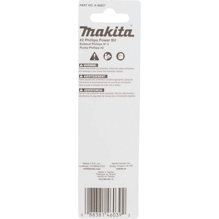 Makita Impact X #2 Phillips 3-1/2″ Power Bit