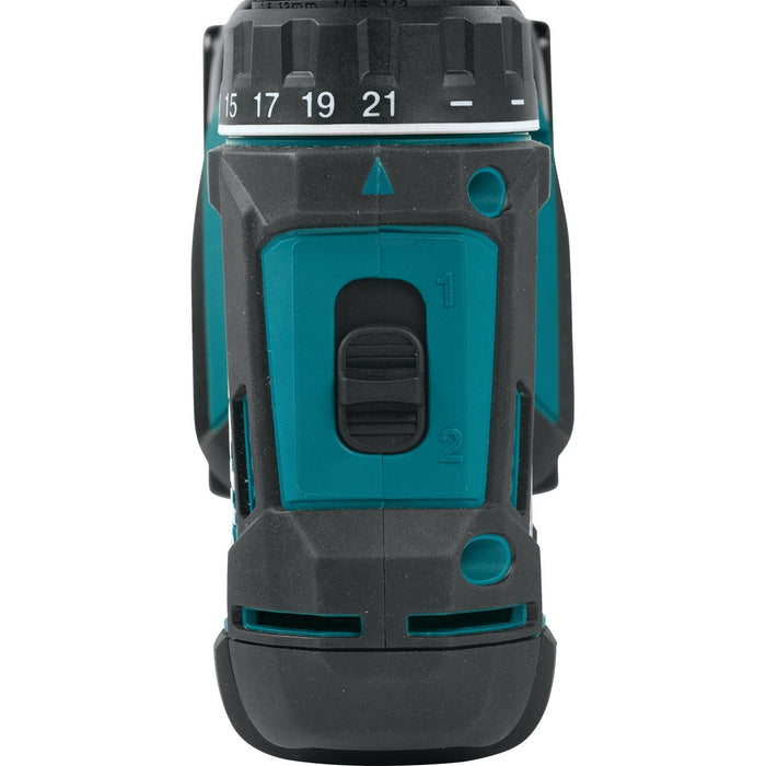 Makita XFD10SY - 18V LXT Lithium-Ion Compact Cordless 1/2" Driver-Drill Kit, 480 in. lbs. torque, var. spd., rev., L.E.D. Light, case (1.5Ah)