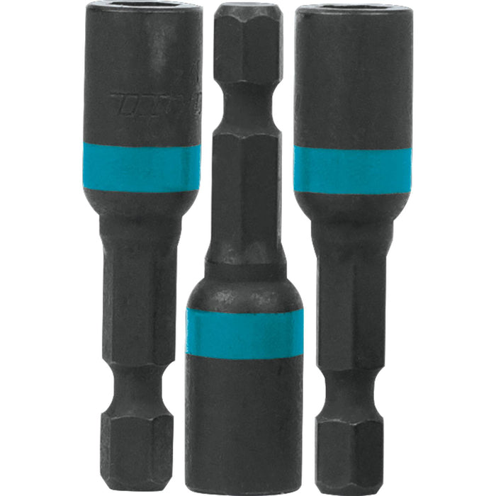 Makita (A-97645) Impact X 1/4″ x 1-3/4″ Magnetic Nut Driver (3-Pack)