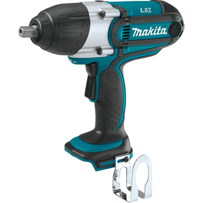 Makita XWT04S1 - 18V LXT Lithium-Ion Cordless 1/2" Sq. Drive Impact Wrench Kit, rev., rocker switch, L.E.D. Light, bag, with one battery (3.0Ah)
