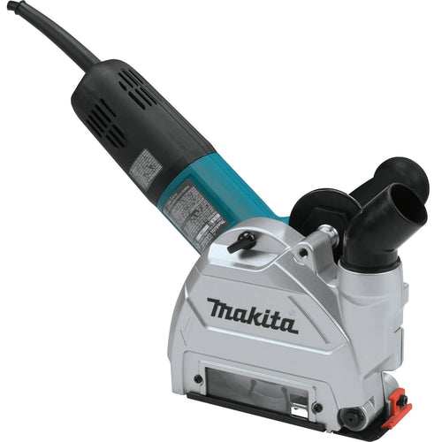 Makita GA5040X1 - 5" SJSII Angle Grinder, 10 AMP, 11,000 RPM, 5/8"-11, no lock-off, lock-on, cutting/tuck point guard and tuck point diamond blade
