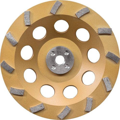 7 in. Turbo 12 Segment Diamond Cup Wheel, Anti-Vibration