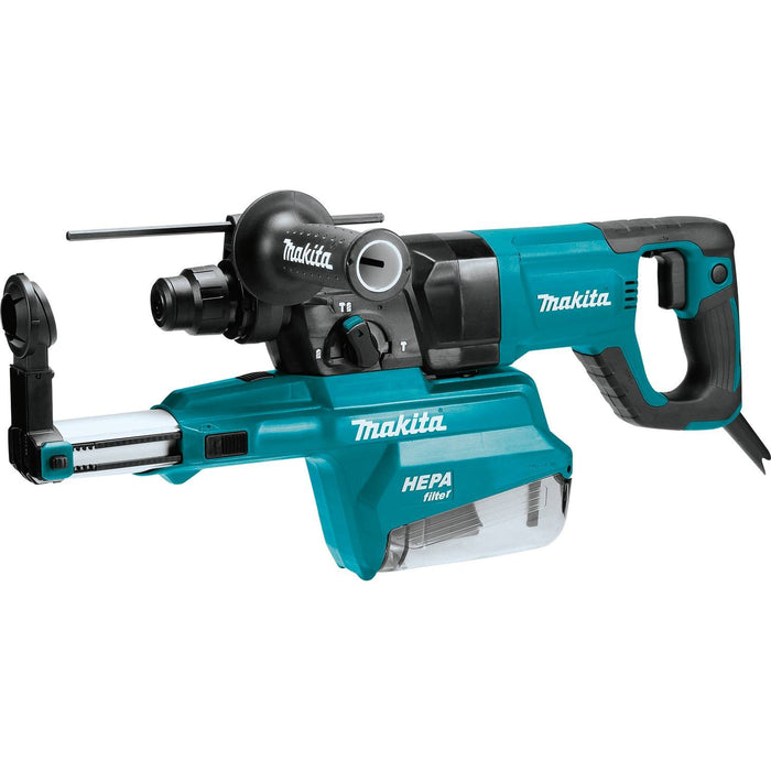 Makita 1" AVT Rotary Hammer, accepts SDS-PLUS bits, w/ HEPA Dust Extractor, 3-mode, var. spd., case (D-handle)