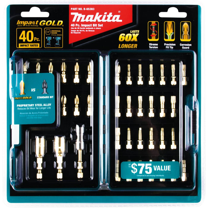 Impact GOLD 40 Pc. Torsion Bit Set