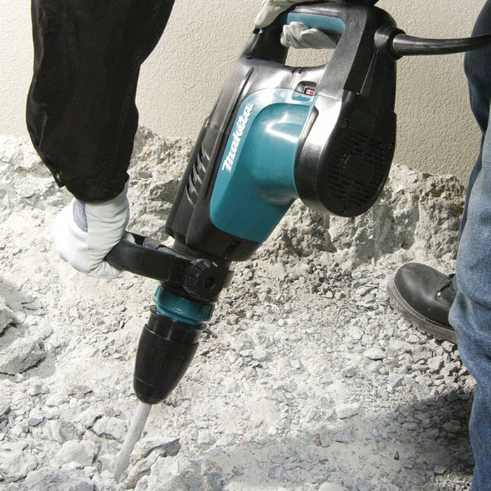 Makita (HM1203C) 20 lb. Demolition Hammer, accepts SDS-MAX bits, var. spd., case