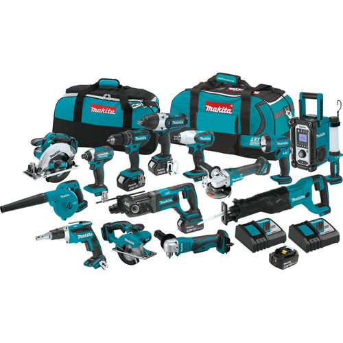 Makita 18V LXT Lithium-Ion Cordless 15 Pc. Combo Kit