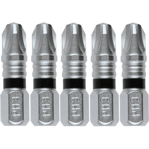 Makita E-00561 - Impact XPS #3 Phillips 1" Insert Bit, 5/pk