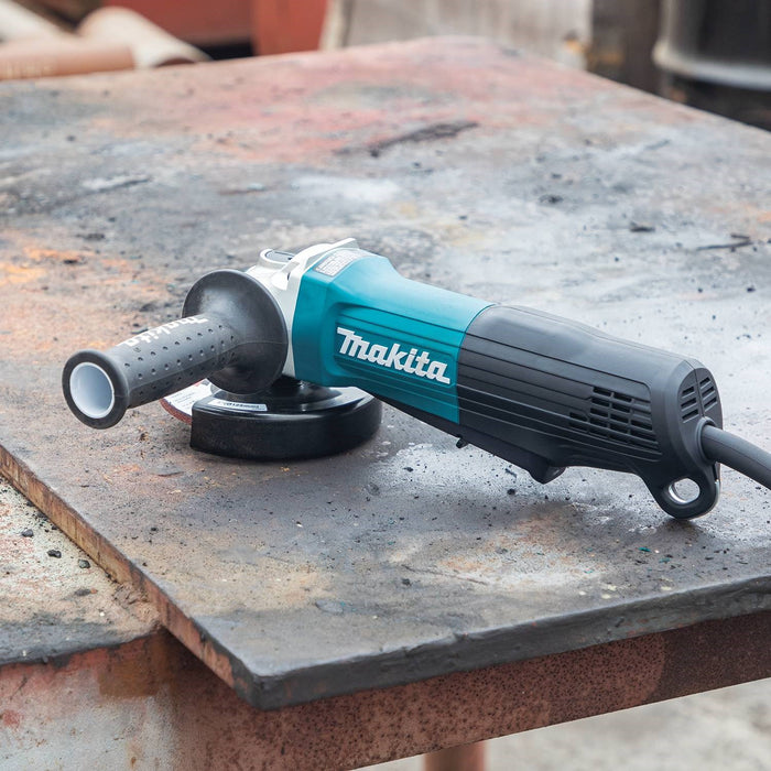 Makita GA5052 - 4-1/2" / 5" Paddle Switch Angle Grinder, 11 AMP, 11,000 RPM, 5/8" -11, AC/DC, lock-off, no lock-on