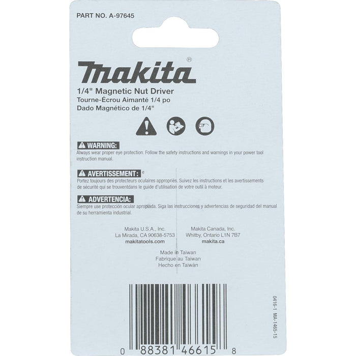 Makita (A-97645) Impact X 1/4″ x 1-3/4″ Magnetic Nut Driver (3-Pack)