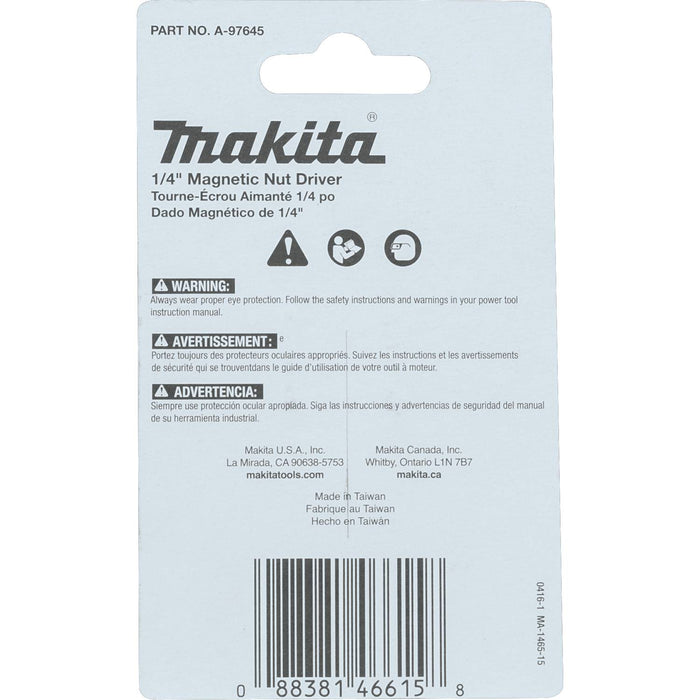 Makita Impact X 1/4″ x 1-3/4″ Magnetic Nut Driver (3-Pack)