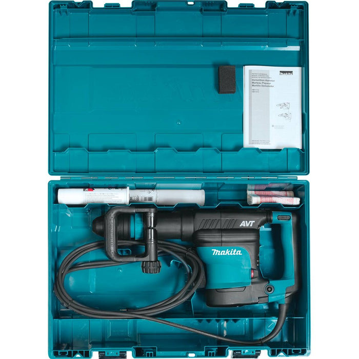 Makita (HM1111C) 17 lb. AVT Demolition Hammer, accepts SDS-MAX bits, var. spd., case