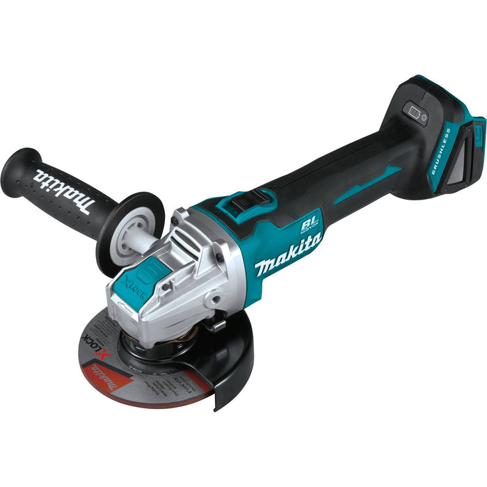 Makita 18V LXT 4-1/2 / 5 In. X-Lock Angle Grinder with AFT (Bare Tool)