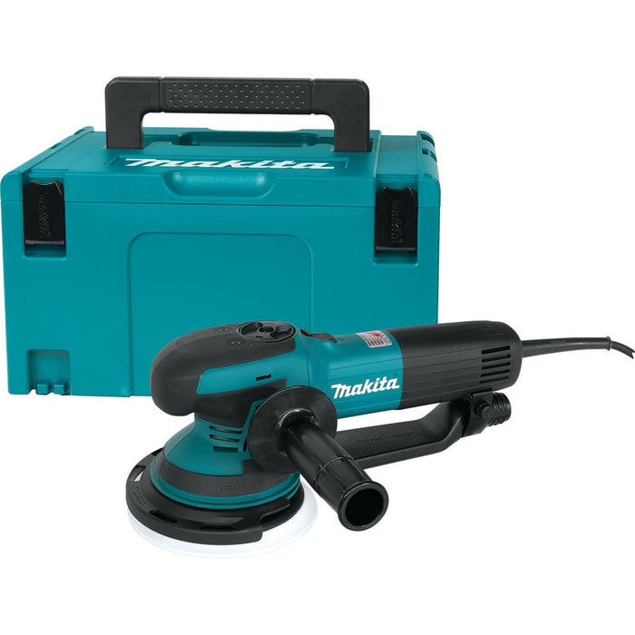 Makita 6" Random Orbit Sander, 6.6 AMP, 1,600-6,800 OPM, 2-mode, case