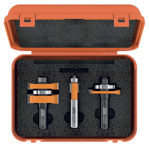 CMT Orange Tool 800.526.11 3 PCS TONGUE & GROOVE CABINETMAKING SET S1/2"" RH"