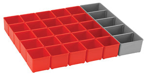 Bosch ORG53-RED - 26 pc. Organizer Insert Set for L-Boxx System