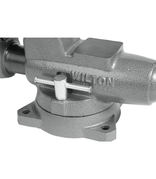 Wilton Combination Pipe And Bench 3-1/2” Jaw Round Channel Vise with Swivel Base