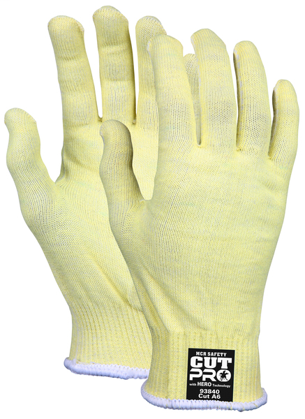 MCR Safety Cut Pro® Hero™ 13 Gauge ARX® Aramid Shell Uncoated Cut Resistant Work Gloves