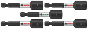 Bosch ITNS382B - 5 pc. Impact Tough 2-9/16 In. x 3/8 In. Nutsetter (Bulk Pack)